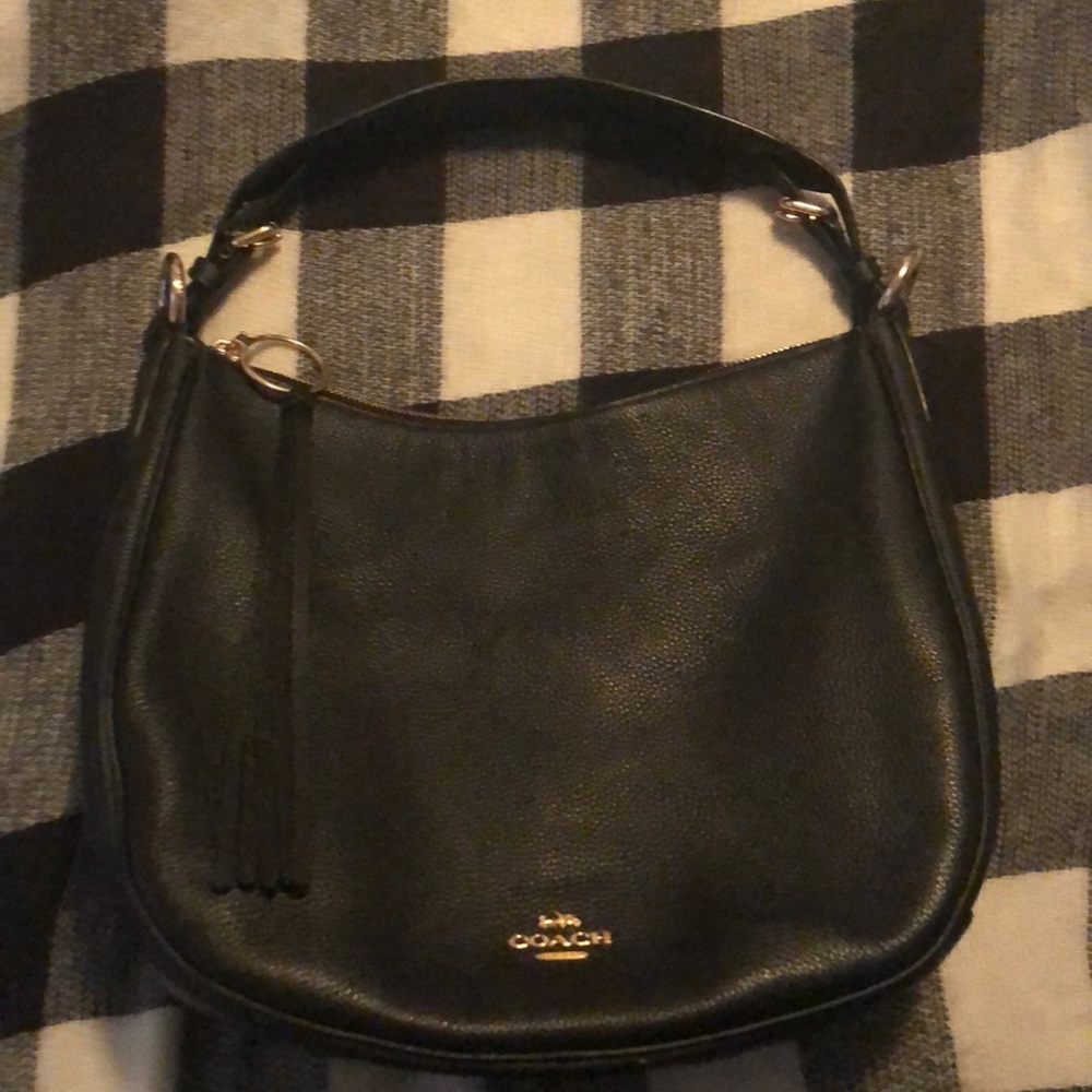 Black coach purse